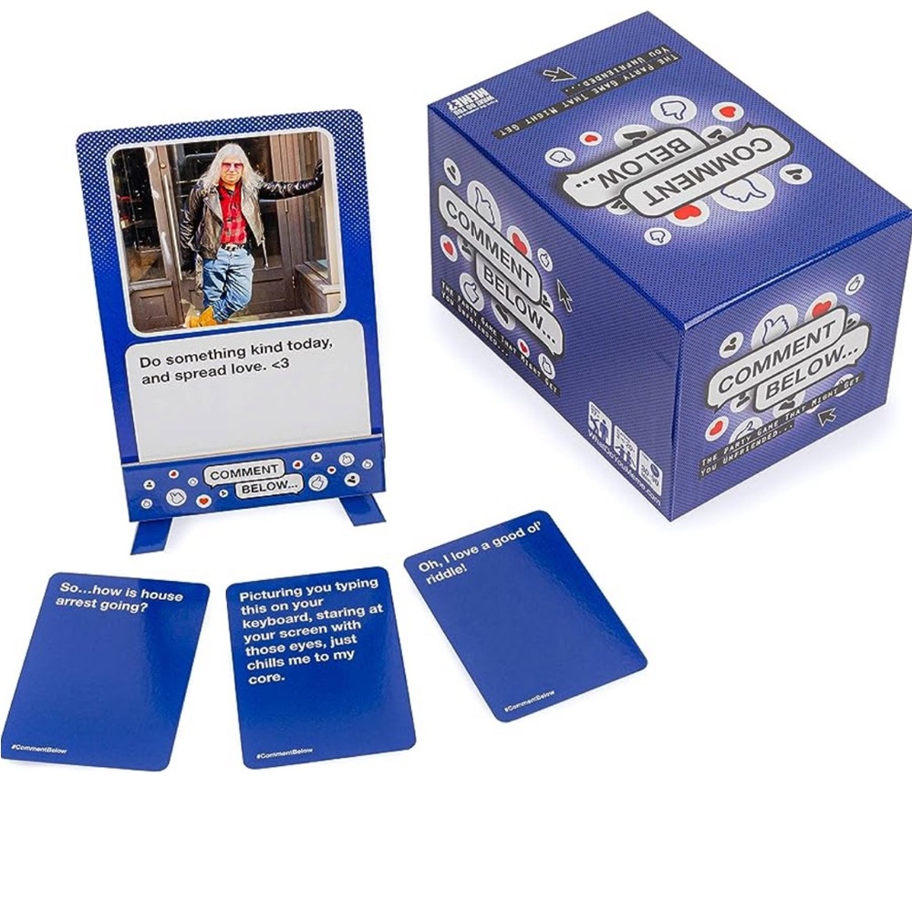 Comment Below - Adult Party Game by What Do You Meme? New Sealed